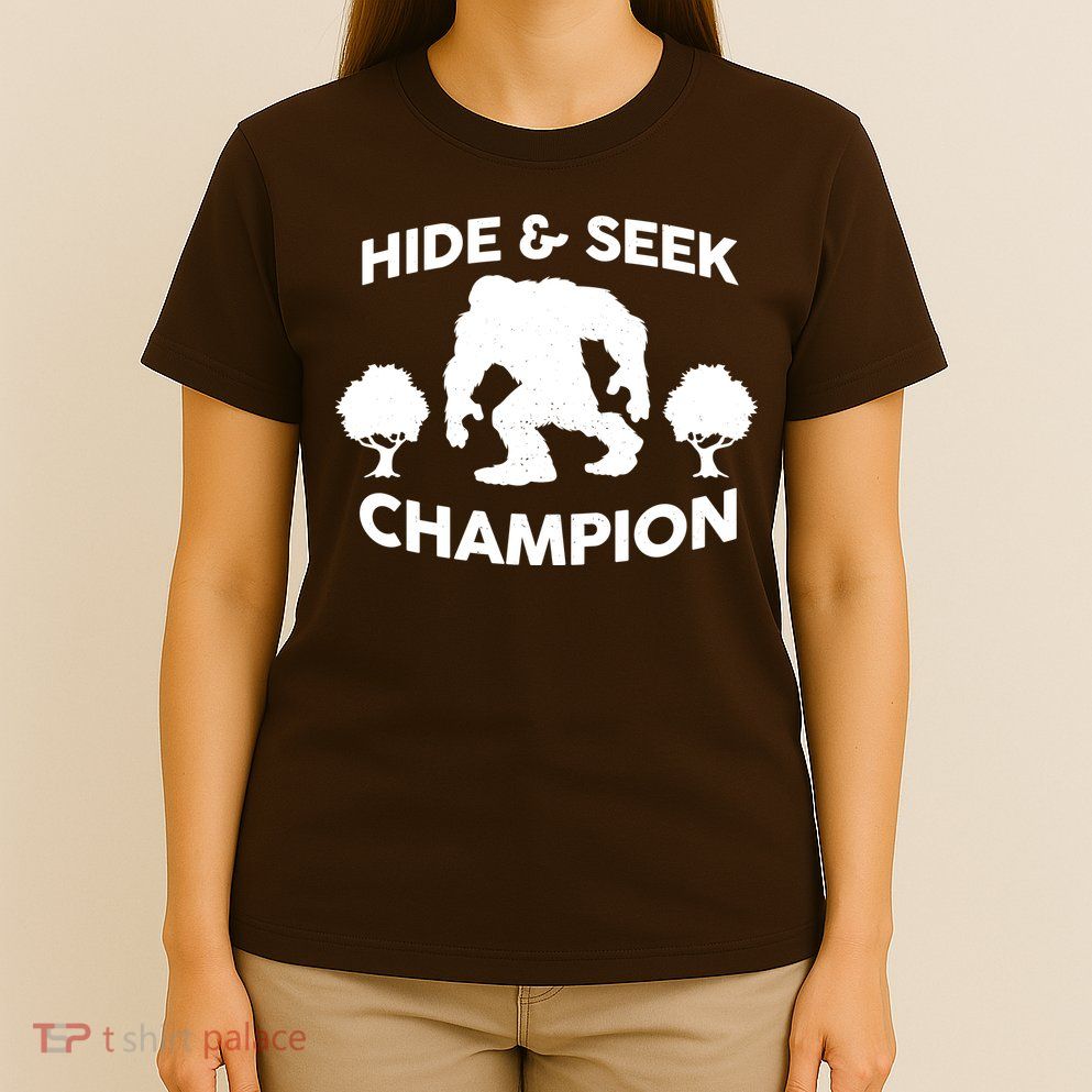 Bigfoot Hide And Seek Champion T-Shirt
