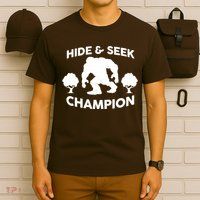 Bigfoot Hide And Seek Champion T-Shirt