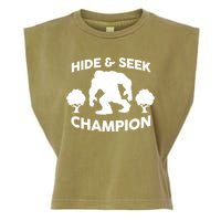 Bigfoot Hide And Seek Champion Garment-Dyed Women's Muscle Tee