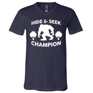 Bigfoot Hide And Seek Champion V-Neck T-Shirt