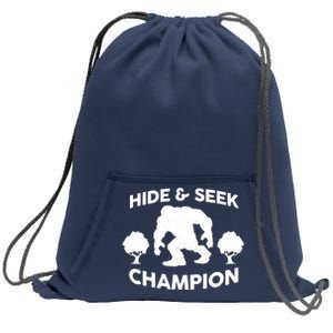 Bigfoot Hide And Seek Champion Sweatshirt Cinch Pack Bag