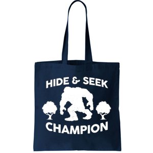 Bigfoot Hide And Seek Champion Tote Bag