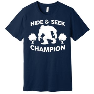 Bigfoot Hide And Seek Champion Premium T-Shirt