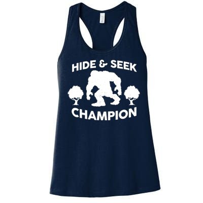 Bigfoot Hide And Seek Champion Women's Racerback Tank