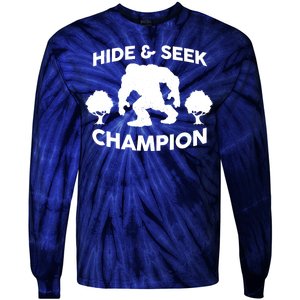 Bigfoot Hide And Seek Champion Tie-Dye Long Sleeve Shirt