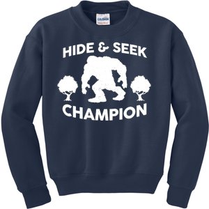 Bigfoot Hide And Seek Champion Kids Sweatshirt