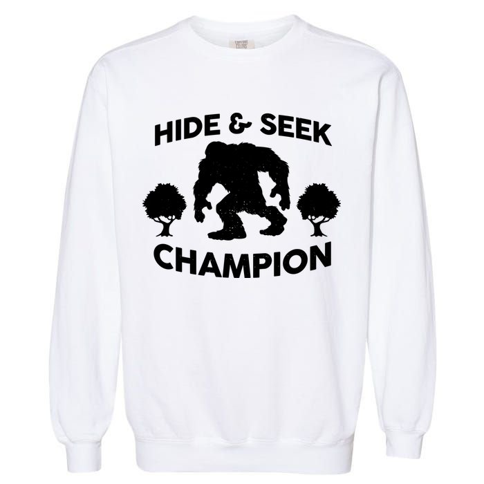 Bigfoot Hide And Seek Champion Garment-Dyed Sweatshirt