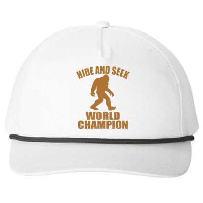 Bigfoot Hide And Seek World Champion Snapback Five-Panel Rope Hat