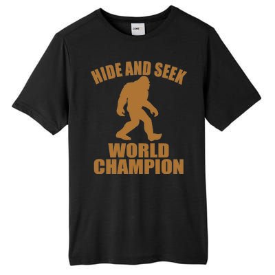 Bigfoot Hide And Seek World Champion Tall Fusion ChromaSoft Performance T-Shirt