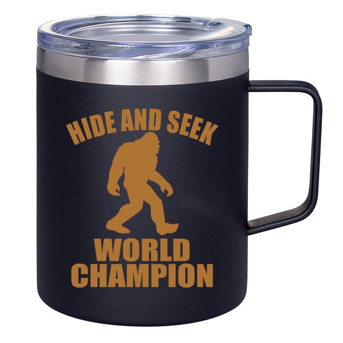 Bigfoot Hide And Seek World Champion 12oz Stainless Steel Coffee Mug