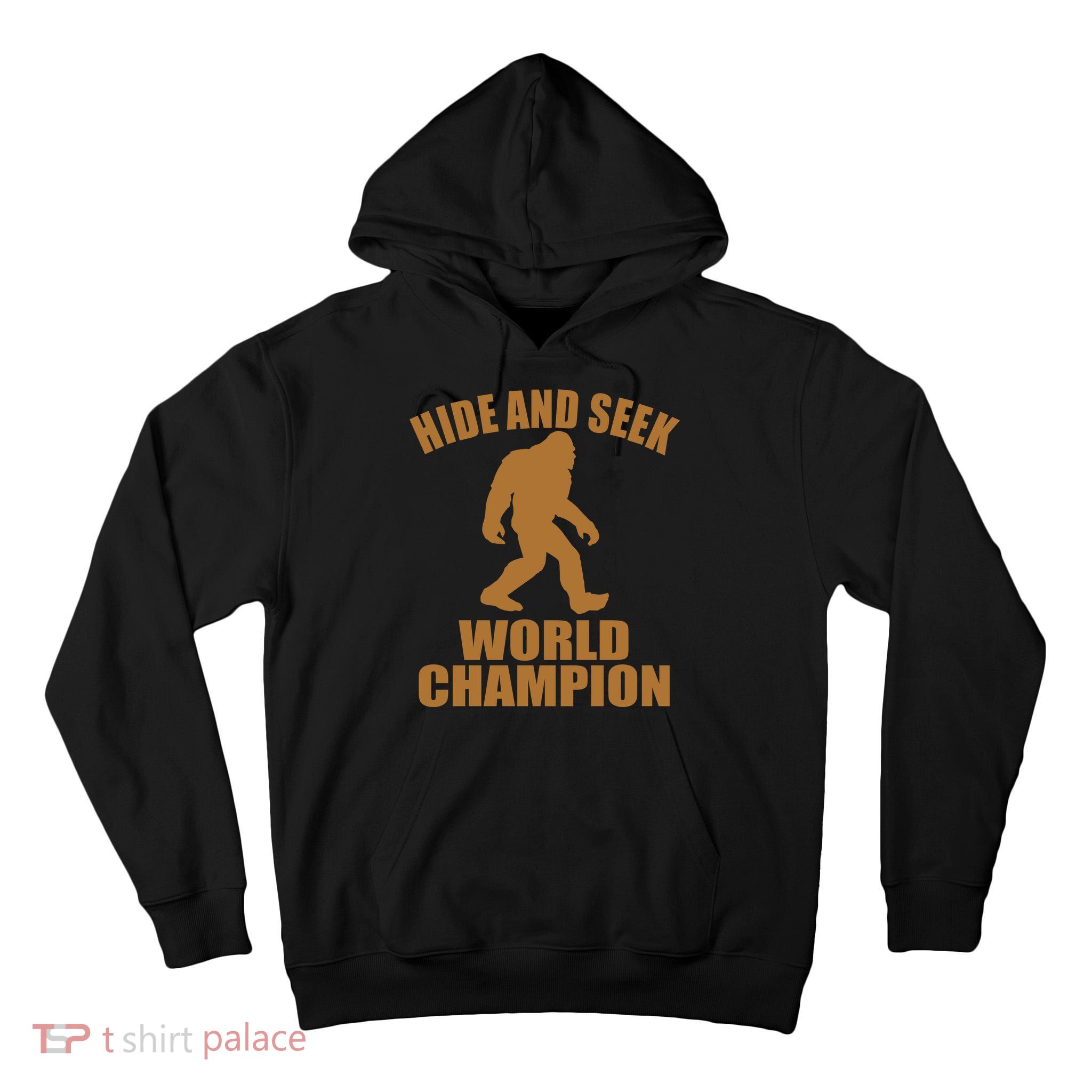 Bigfoot Hide And Seek World Champion Tall Hoodie