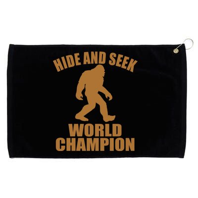 Bigfoot Hide And Seek World Champion Grommeted Golf Towel