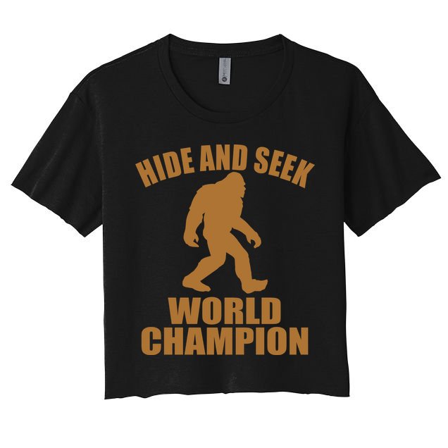 Bigfoot Hide And Seek World Champion Crop Top