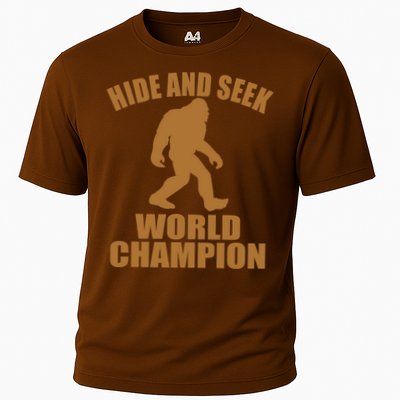 Bigfoot Hide And Seek World Champion Cooling Performance Crew T-Shirt