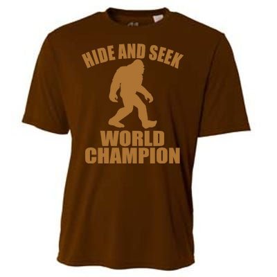 Bigfoot Hide And Seek World Champion Cooling Performance Crew T-Shirt