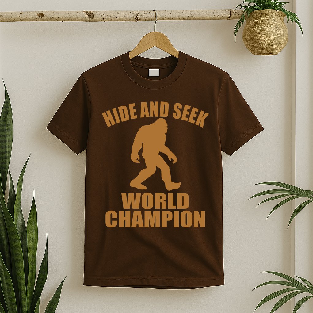 Bigfoot Hide And Seek World Champion T-Shirt