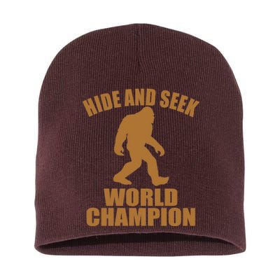 Bigfoot Hide And Seek World Champion Short Acrylic Beanie