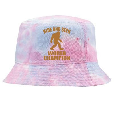 Bigfoot Hide And Seek World Champion Tie-Dyed Bucket Hat