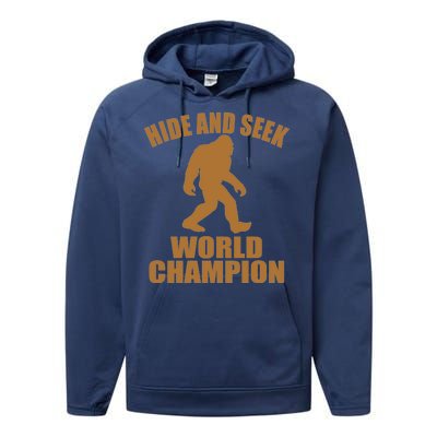 Bigfoot Hide And Seek World Champion Performance Fleece Hoodie