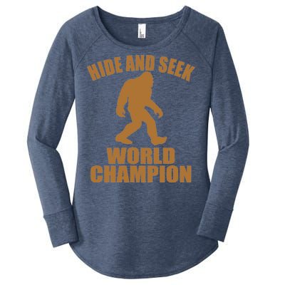 Bigfoot Hide And Seek World Champion Women's Perfect Tri Tunic Long Sleeve Shirt