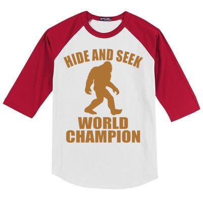 Bigfoot Hide And Seek World Champion Kids Colorblock Raglan Jersey