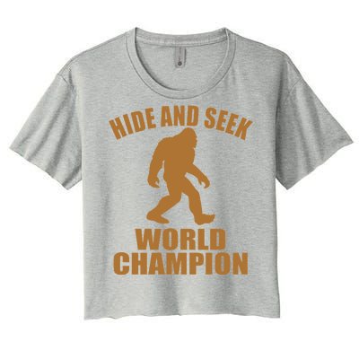 Bigfoot Hide And Seek World Champion Women's Crop Top Tee