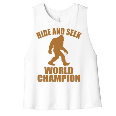 Bigfoot Hide And Seek World Champion Women's Racerback Cropped Tank