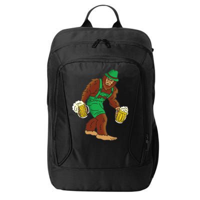 Bigfoot in Lederhosen Oktoberfest Beer City Backpack