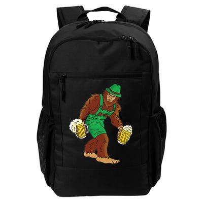 Bigfoot in Lederhosen Oktoberfest Beer Daily Commute Backpack