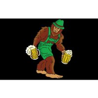 Bigfoot in Lederhosen Oktoberfest Beer Bumper Sticker