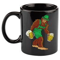 Bigfoot in Lederhosen Oktoberfest Beer 11oz C Handle Ceramic Mug