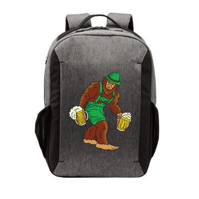 Bigfoot in Lederhosen Oktoberfest Beer Vector Backpack
