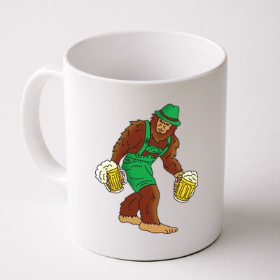 Bigfoot in Lederhosen Oktoberfest Beer Coffee Mug