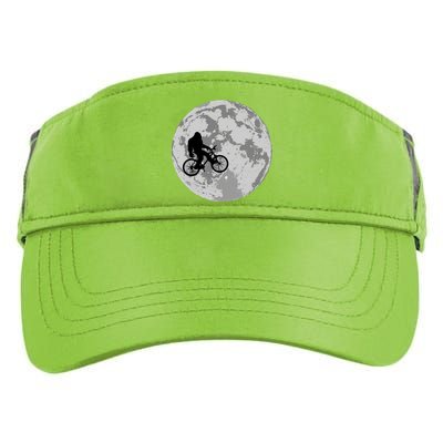 Bigfoot In The Moon Sasquatch Adult Drive Performance Visor