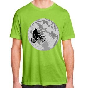 Bigfoot In The Moon Sasquatch Adult ChromaSoft Performance T-Shirt