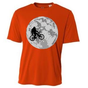 Bigfoot In The Moon Sasquatch Cooling Performance Crew T-Shirt