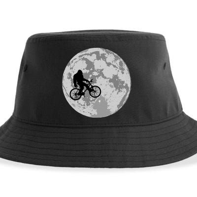 Bigfoot In The Moon Sasquatch Sustainable Bucket Hat