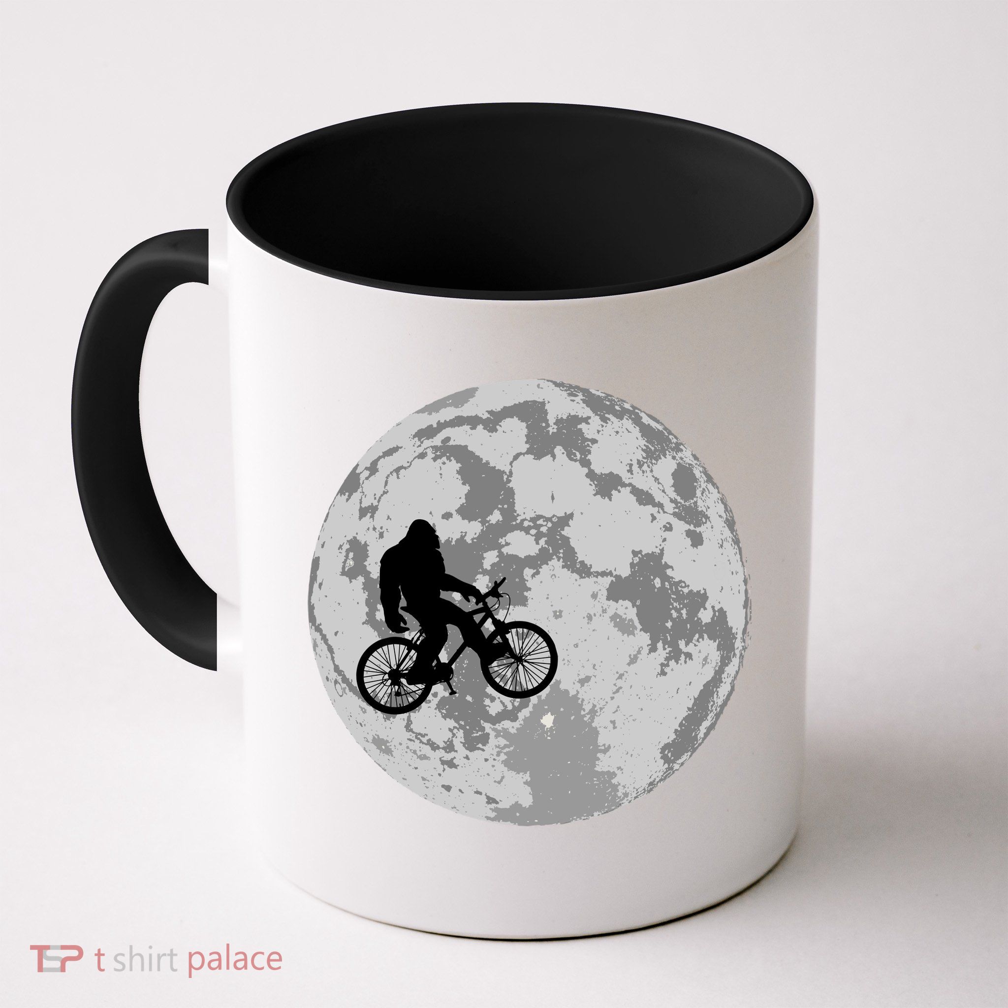 Bigfoot In The Moon Sasquatch Coffee Mug