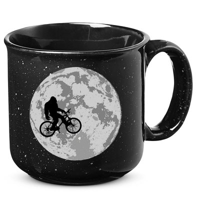 Bigfoot In The Moon Sasquatch 15oz Campfire Ceramic Mug