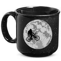Bigfoot In The Moon Sasquatch 15oz Campfire Ceramic Mug