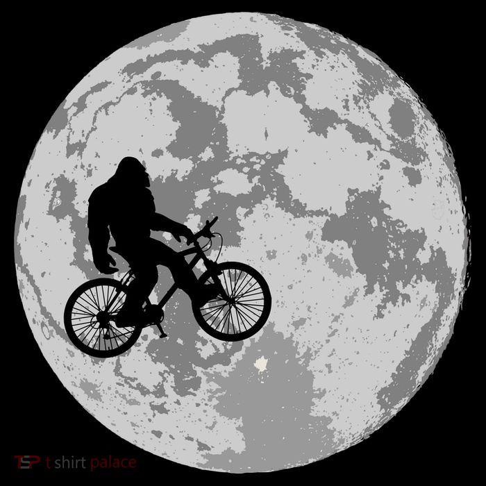 Bigfoot In The Moon Sasquatch Flatbill Hat