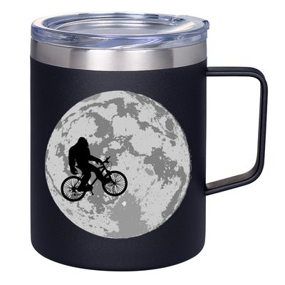 Bigfoot In The Moon Sasquatch 12oz Stainless Steel Coffee Mug