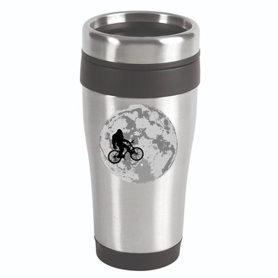 Bigfoot In The Moon Sasquatch 16oz Travel Tumbler