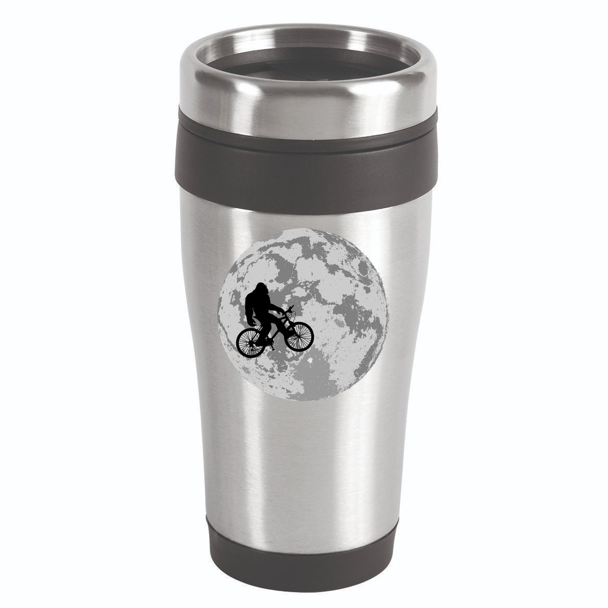 Bigfoot In The Moon Sasquatch 16oz Travel Tumbler