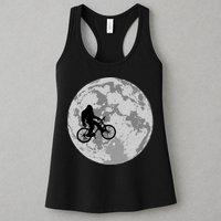 Bigfoot In The Moon Sasquatch Womens Tank Top