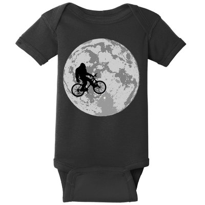 Bigfoot In The Moon Sasquatch Baby Bodysuit