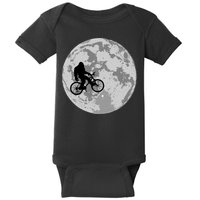 Bigfoot In The Moon Sasquatch Baby Bodysuit