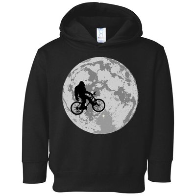 Bigfoot In The Moon Sasquatch Toddler Hoodie