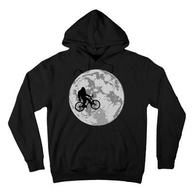 Bigfoot In The Moon Sasquatch Tall Hoodie