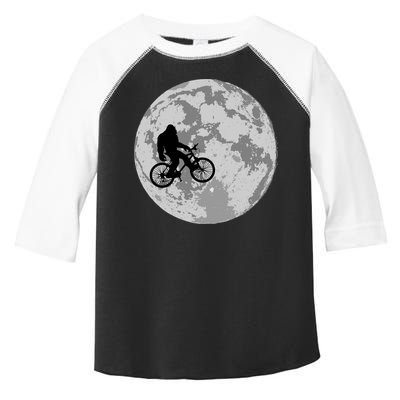 Bigfoot In The Moon Sasquatch Toddler Fine Jersey T-Shirt